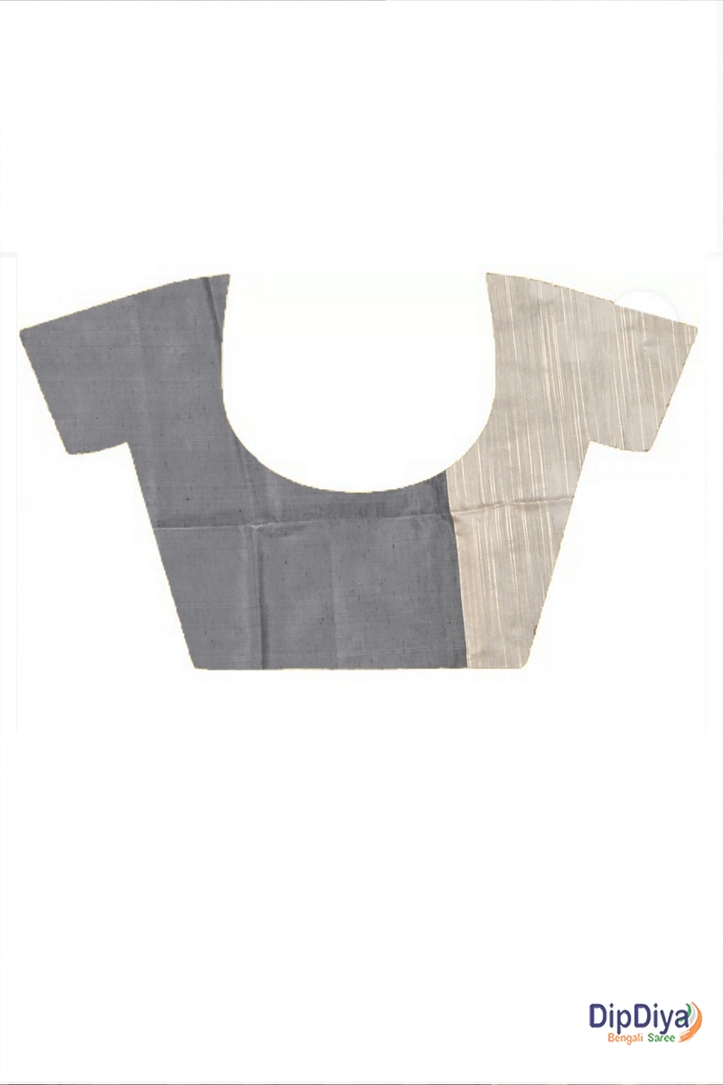 Cream Cotton Blended Pariva Hand Loom Saree (361)